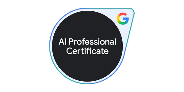 Google AI Professional Certificate badge